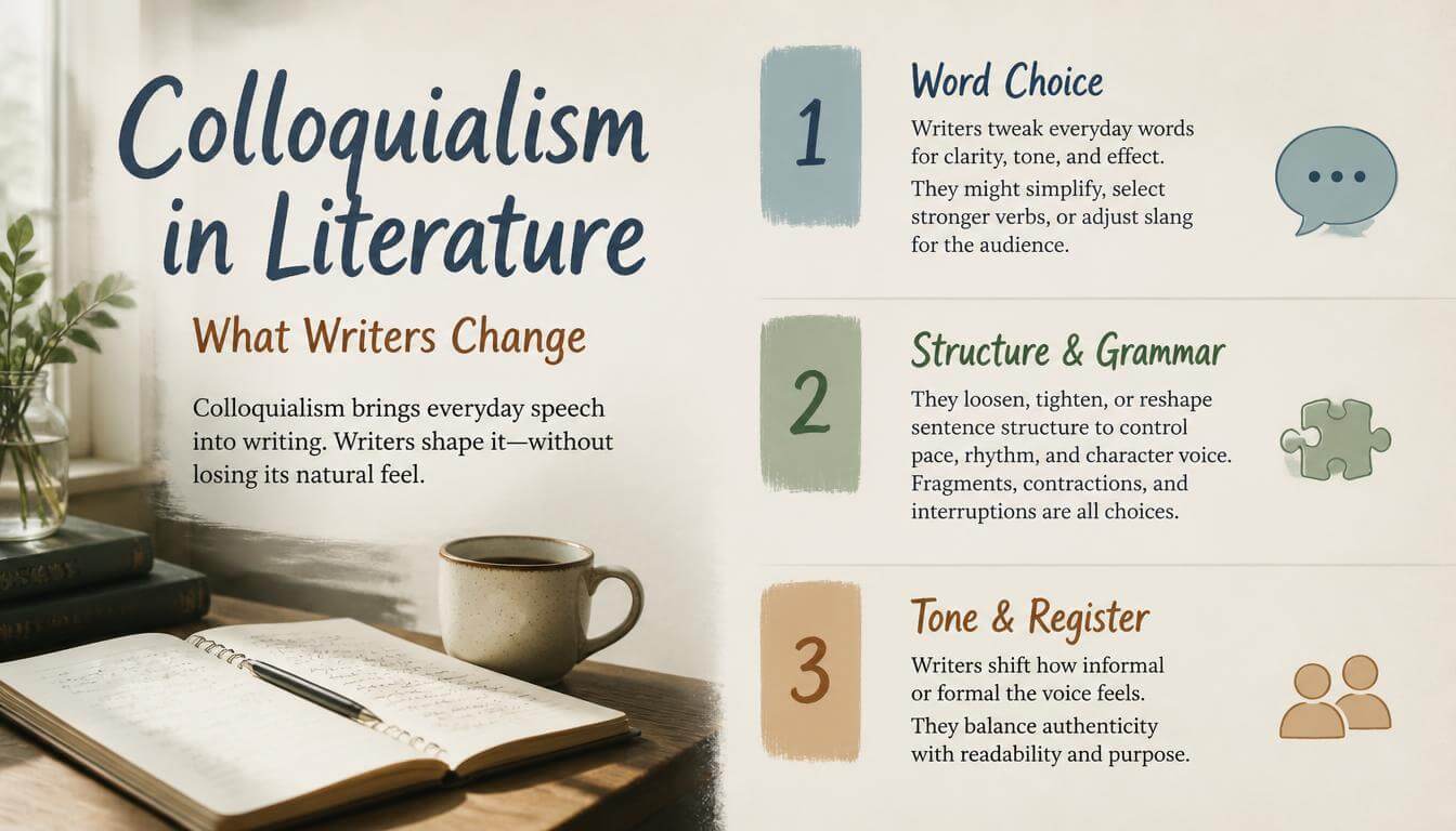 Colloquialism in Literature: What Writers Change