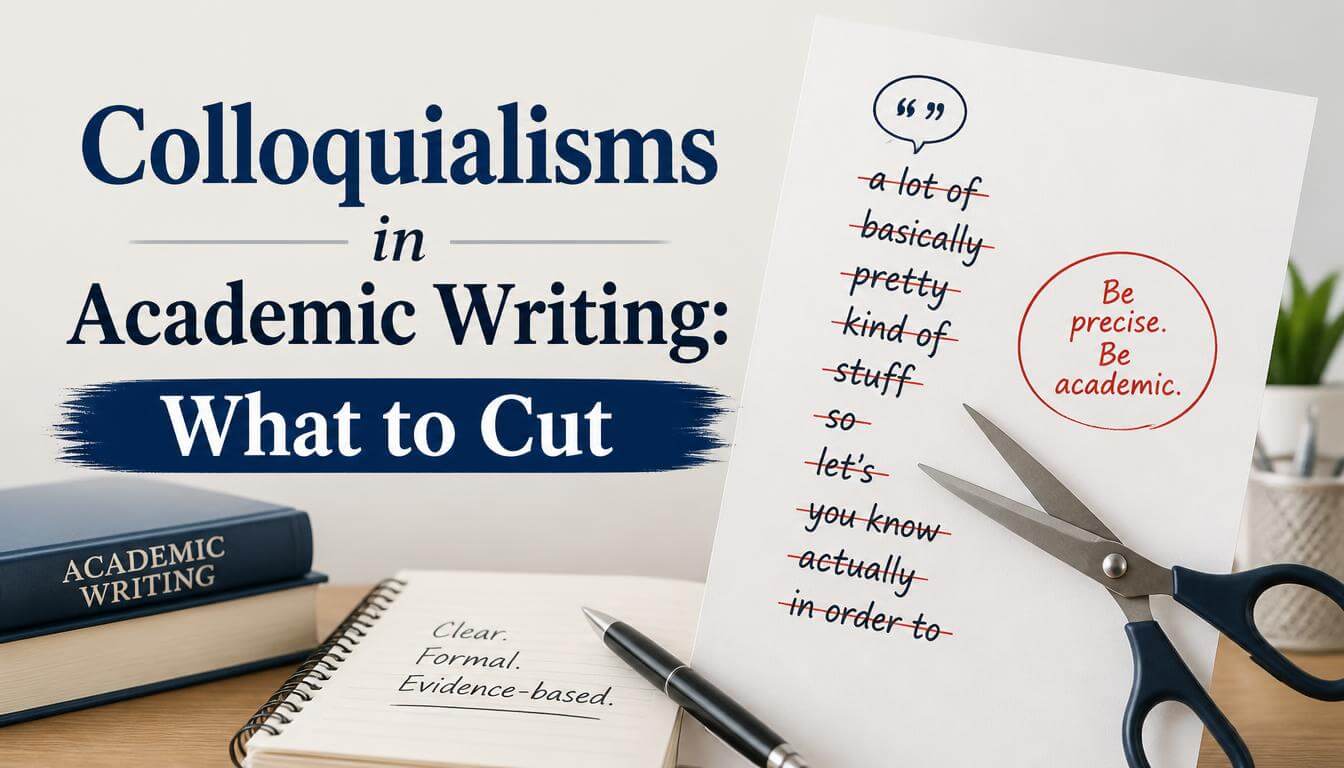Colloquialisms in Academic Writing: What to Cut