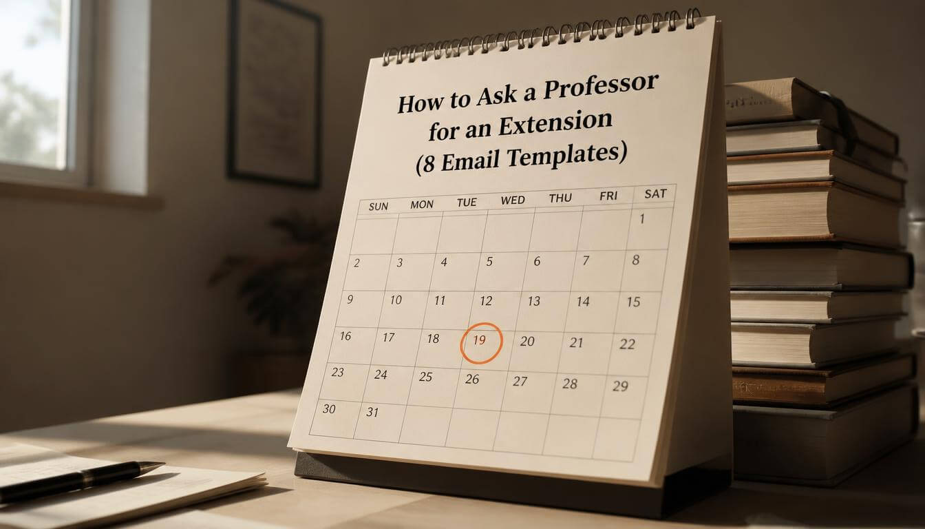 How to Ask a Professor for an Extension (8 Email Templates)