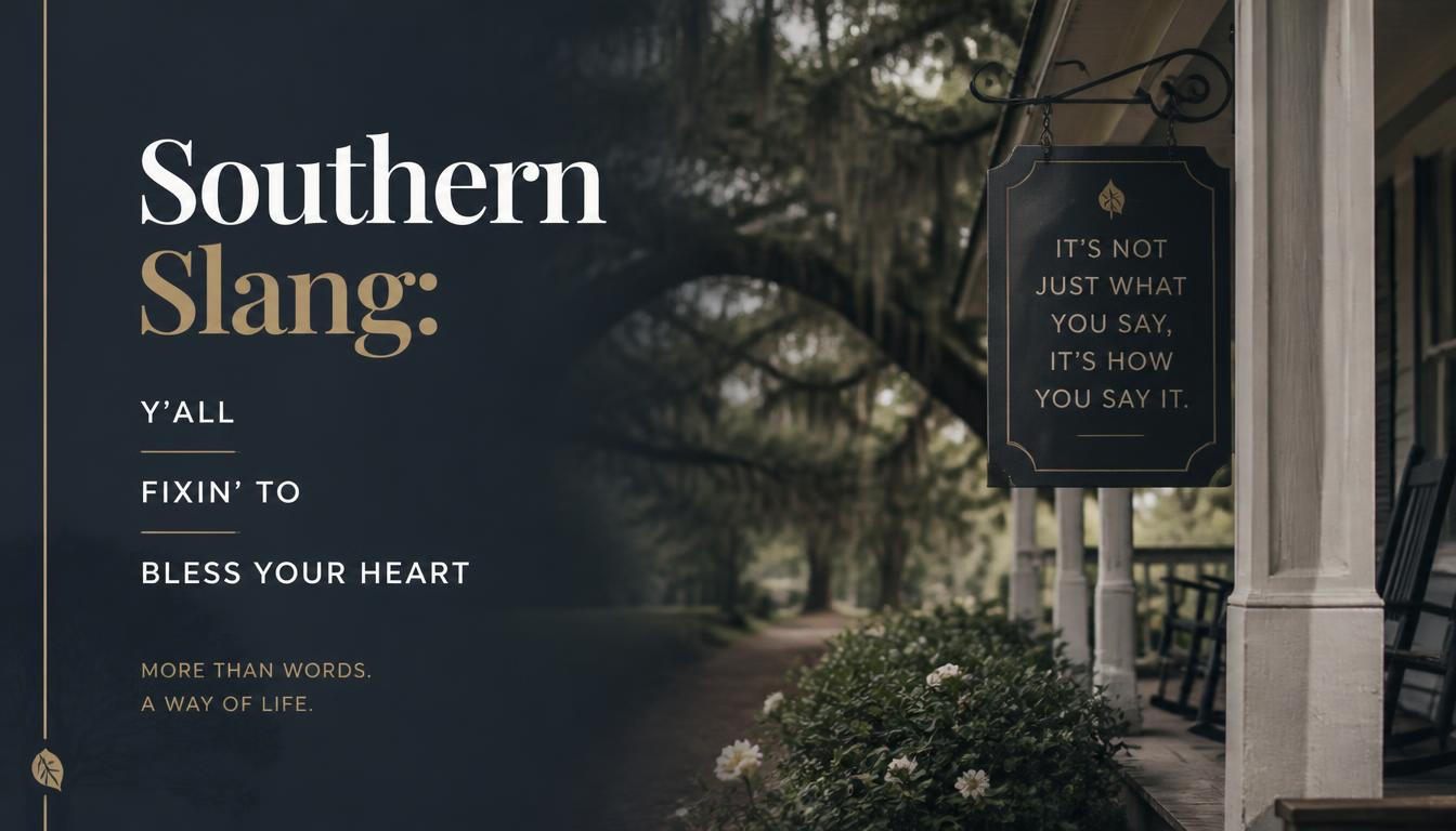 Southern Slang: Y'all, Fixin' To, Bless Your Heart